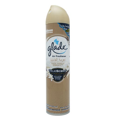 Glade Sheer Vanilla Air Freshener 300ml - Available at Alosra Online Supermarket