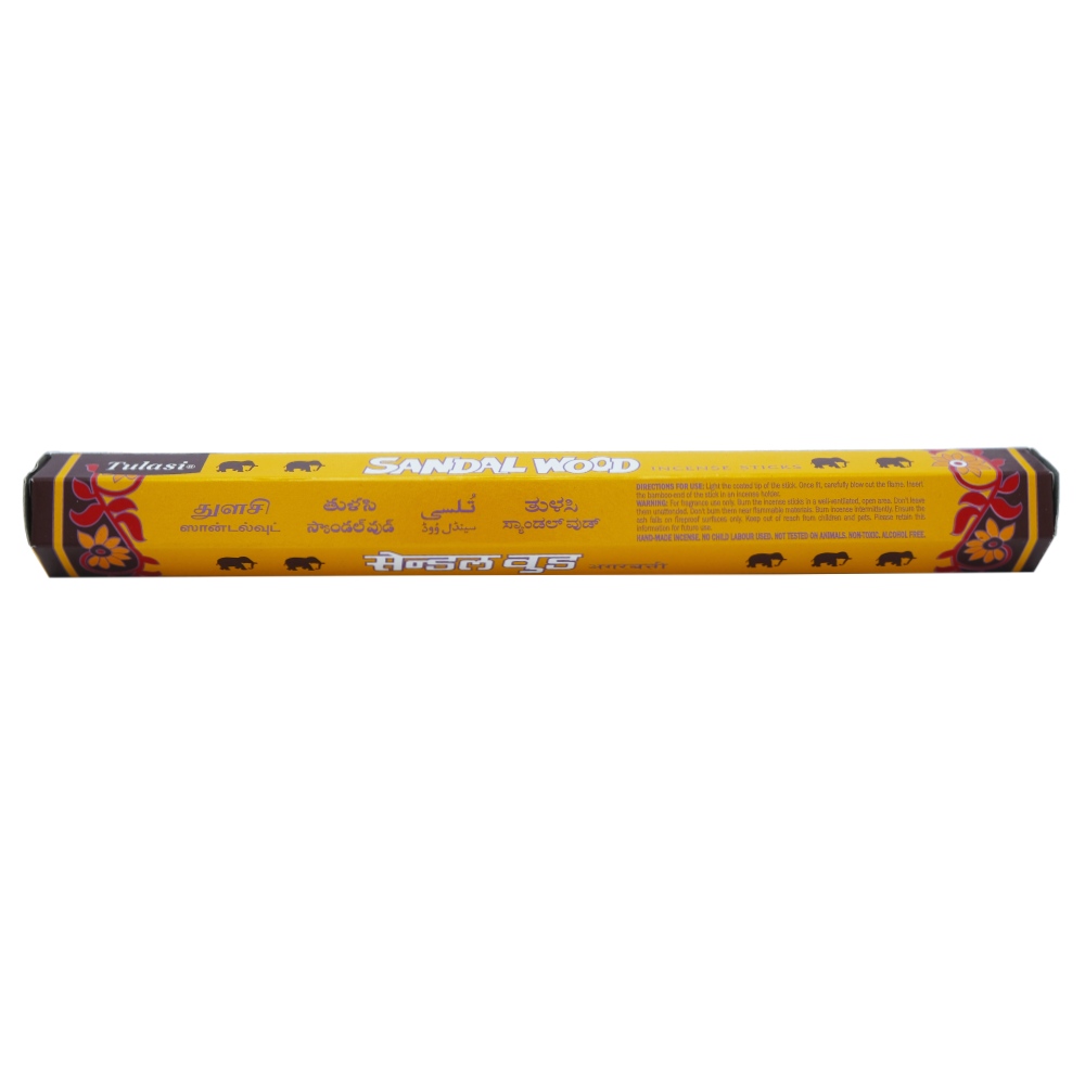 Tulasi Sandalwood Incense Sticks back image