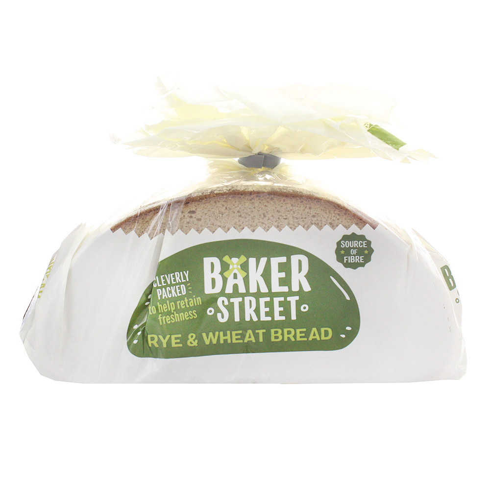Baker Street Rye & Wheat Bread 500g - Available at Alosra Online Supermarket