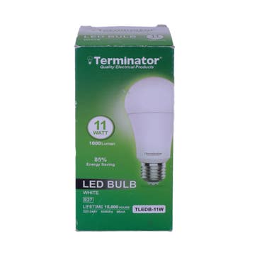 Terminator E27 11W White LED Bulb - Available at Alosra Online Supermarket