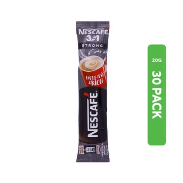 Nescafe 3in1 Intenso Instant Coffee Sticks 30x20g