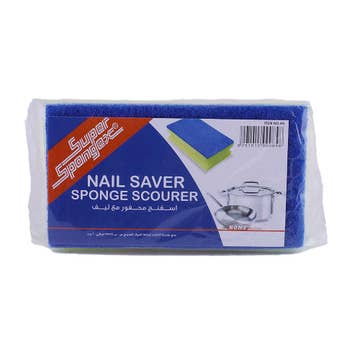 Super Spongex Nail Saver Sponge Scourer - Available at Alosra Online Supermarket