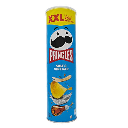 Pringles Salt & Vinegar Potato Chips 200g - Available at Alosra Online Supermarket