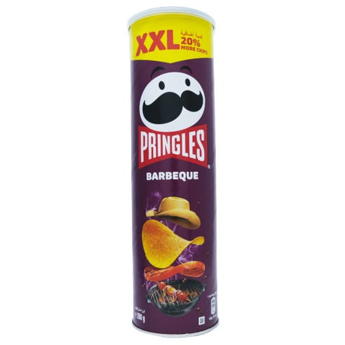 Pringles BBQ Potato Chips 200g - Available at Alosra Online Supermarket