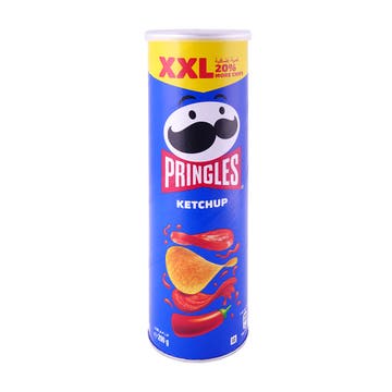 Pringles Ketchup Potato Chips 200g - Available at Alosra Online Supermarket