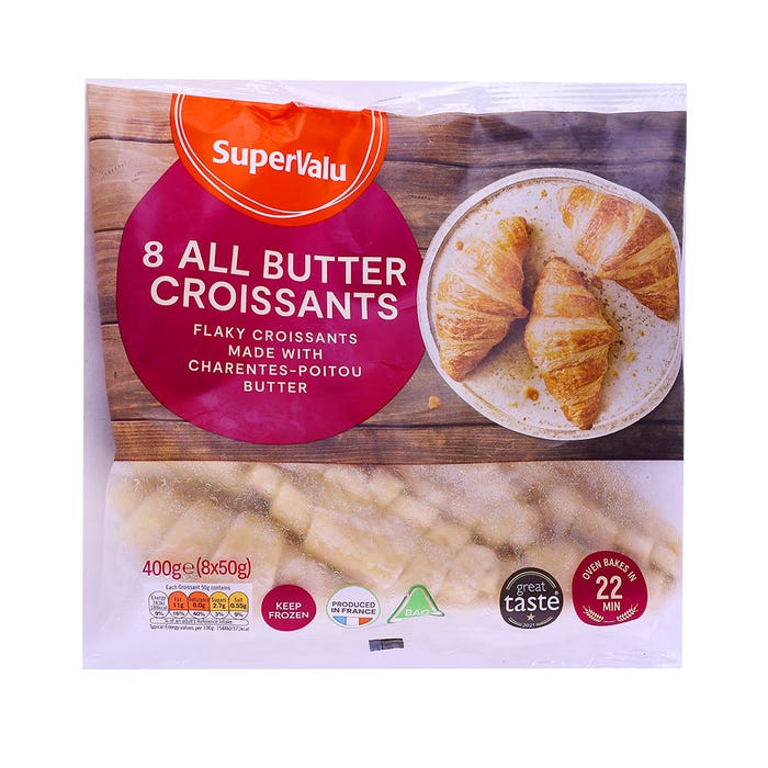 SuperValu Butter Croissant 400g 8's