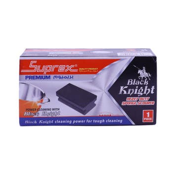 Suprex Premium Black Knight Heavy-Duty Sponge Scourer [Special Offer] - Available at Alosra Online Supermarket