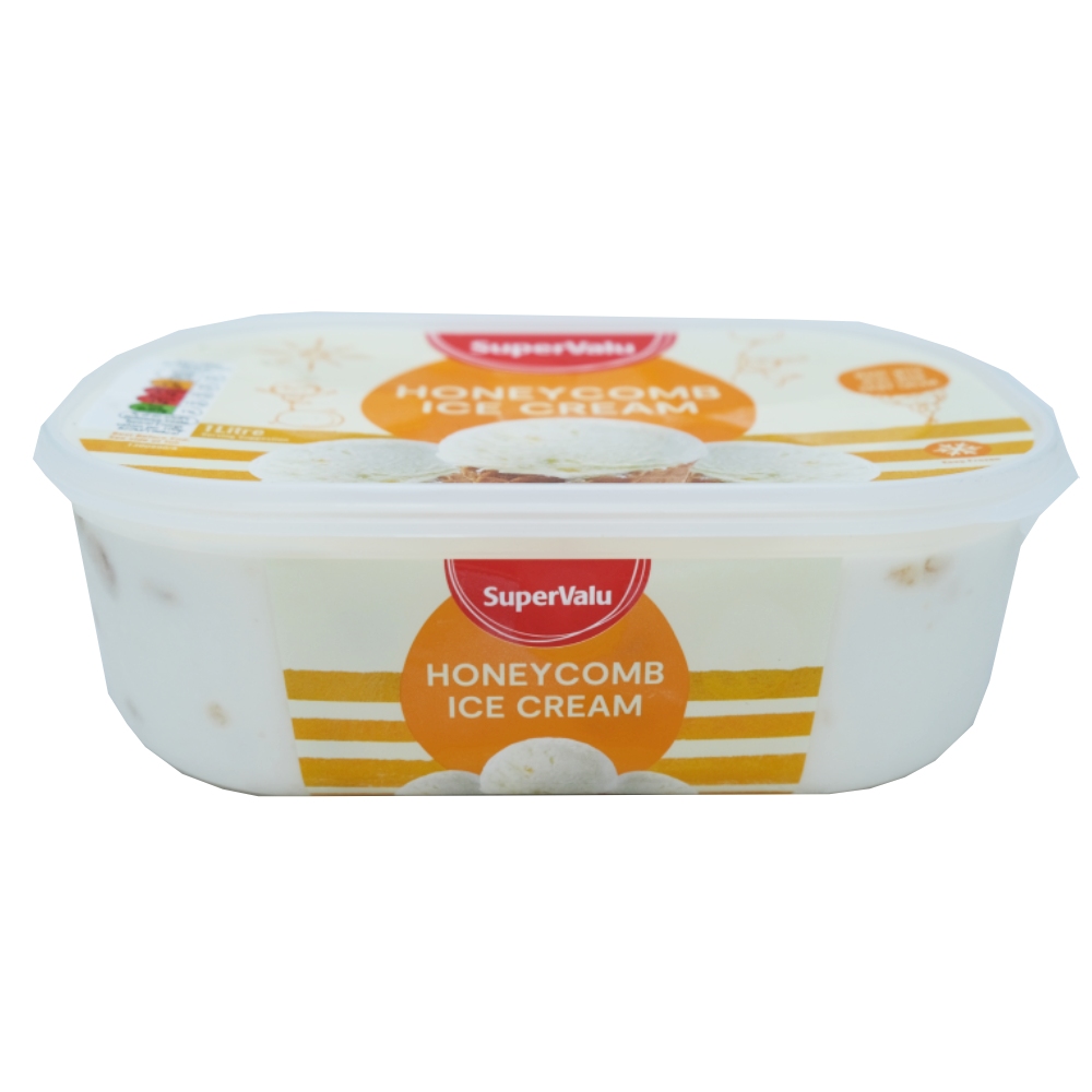 SuperValu Honeycomb Ice Cream 1L back image