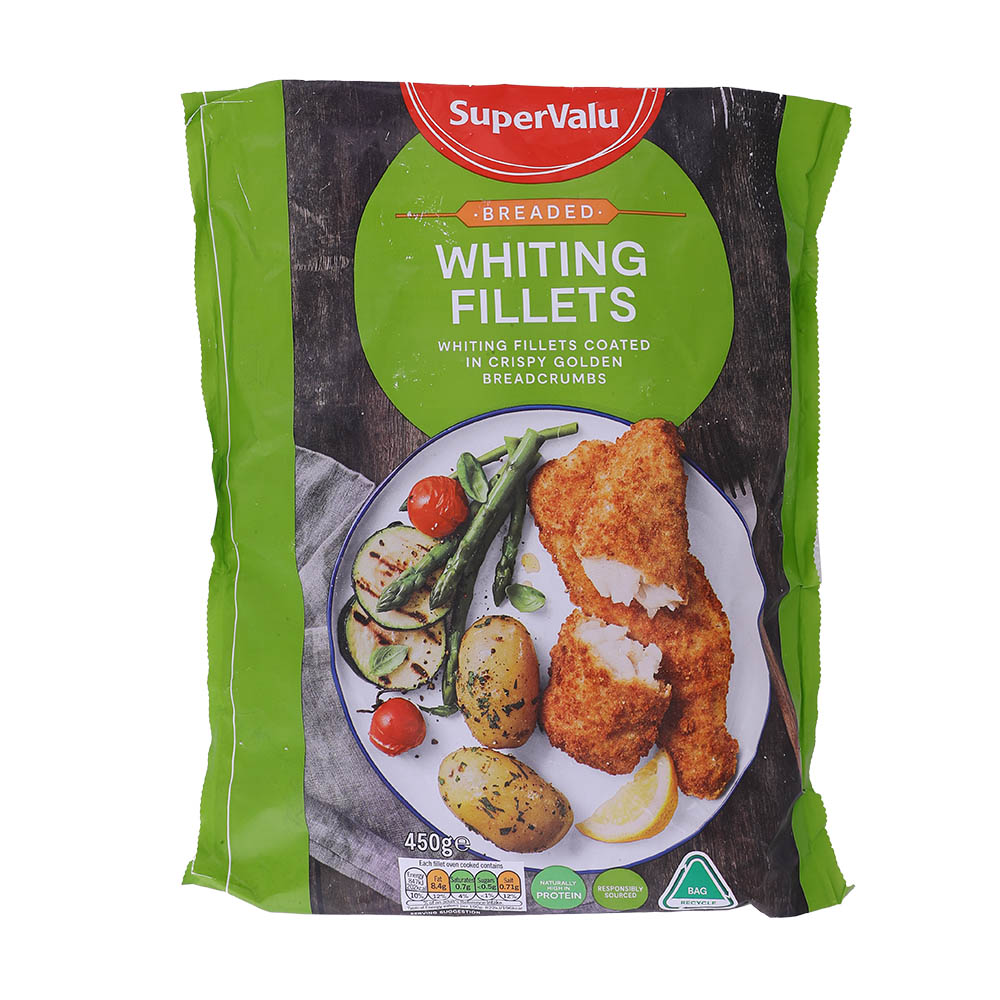 SuperValu Breaded Whiting Fillets 450g