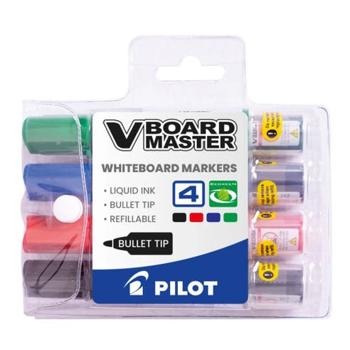 Pilot White Board Marker Set of 4 - Available at Alosra Online Supermarket