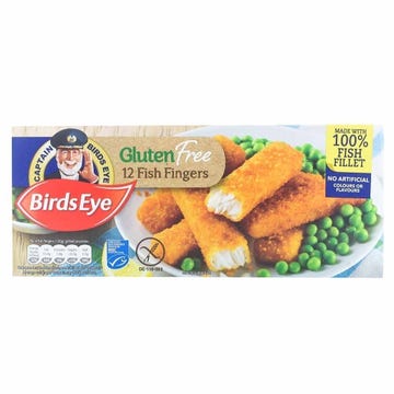 Birds Eye Gluten Free Fish Fingers 12 Pieces 340g - Available at Alosra Online Supermarket