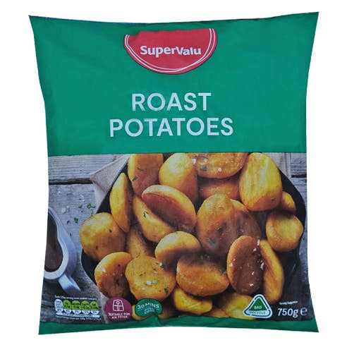 SuperValu Roast Potatoes 750g - Available at Alosra Online Supermarket