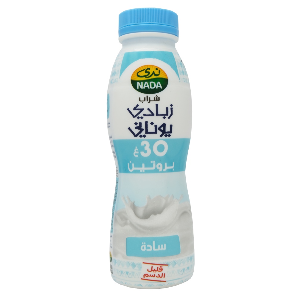 Nada Low Fat Plain Drinking Greek Yoghurt 330ml back image