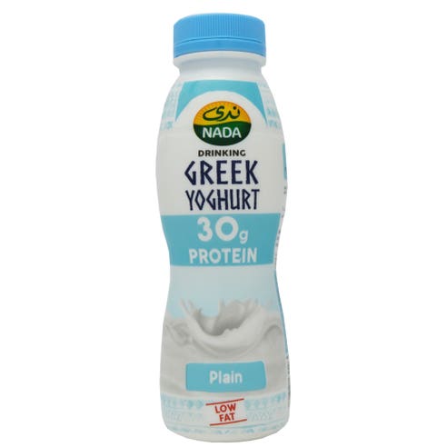 Nada Low Fat Plain Drinking Greek Yoghurt 330ml - Available at Alosra Online Supermarket