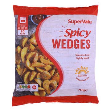 SuperValu Spicy Wedges 750g - Available at Alosra Online Supermarket