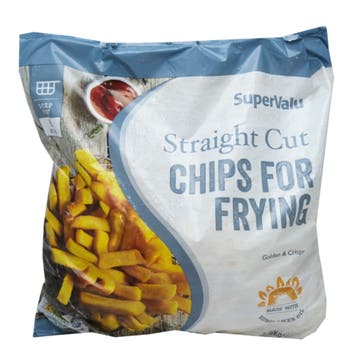 SuperValu Straight Cut Chips For Frying 1.5kg - Available at Alosra Online Supermarket