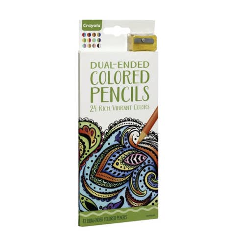 Crayola Dual-Ended Colored Pencils 12's Pack - Available at Alosra Online Supermarket