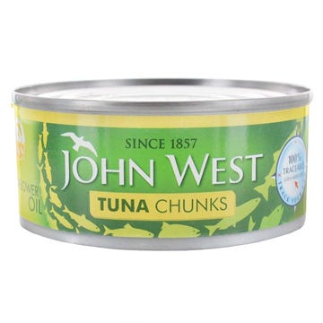 John West Tuna Chunks In Oil 145g - Available at Alosra Online Supermarket