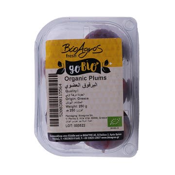 BioAgros Organic Plums Pack - Available at Alosra Online Supermarket