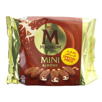 Magnum Mini Almond Ice Cream 6x57.5ml [Special Offer] 