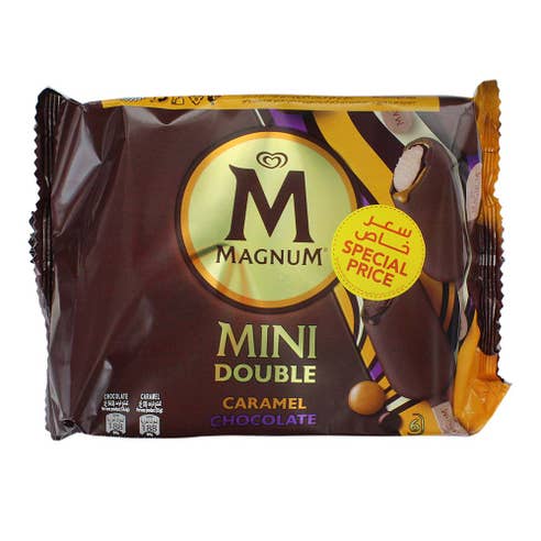 Magnum Mini Double Caramel Chocolate Ice Cream 6x60ml [Special Offer] 