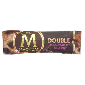 Magnum Double Black Mulberry & Blackberry Ice Cream 95ml - Available at Alosra Online Supermarket