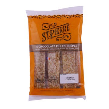 St Pierre Chocolate Filled Crepes 6 Pieces 192g - Available at Alosra Online Supermarket