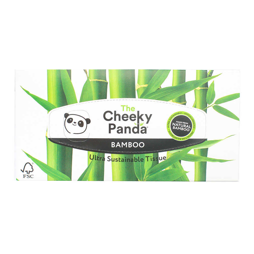 The Cheeky Panda 100% Bamboo Facial Tissue Box - Available at Alosra Online Supermarket
