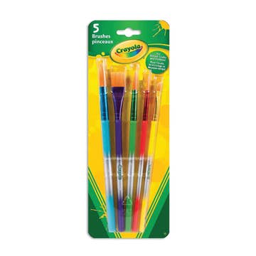 Crayola Assorted Paintbrushes [5 Pieces] - Available at Alosra Online Supermarket