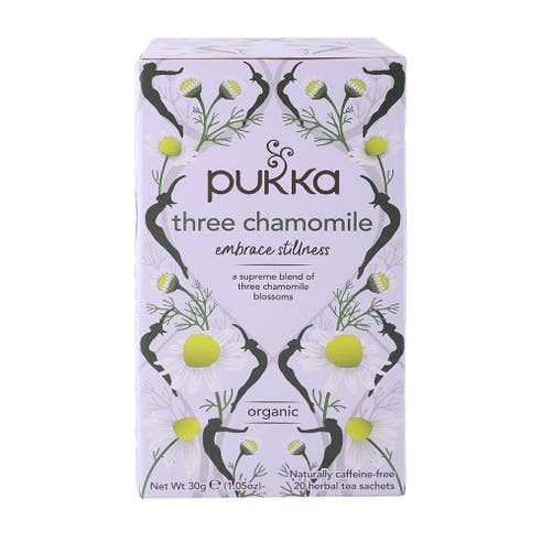 Pukka Three Chamomile Organic Tea 20 Bags - Available at Alosra Online Supermarket