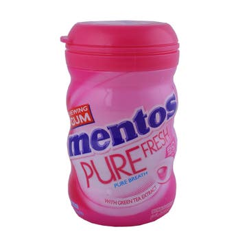 Mentos Pure Fresh Bubble Gum Bottle 87.5g - Available at Alosra Online Supermarket
