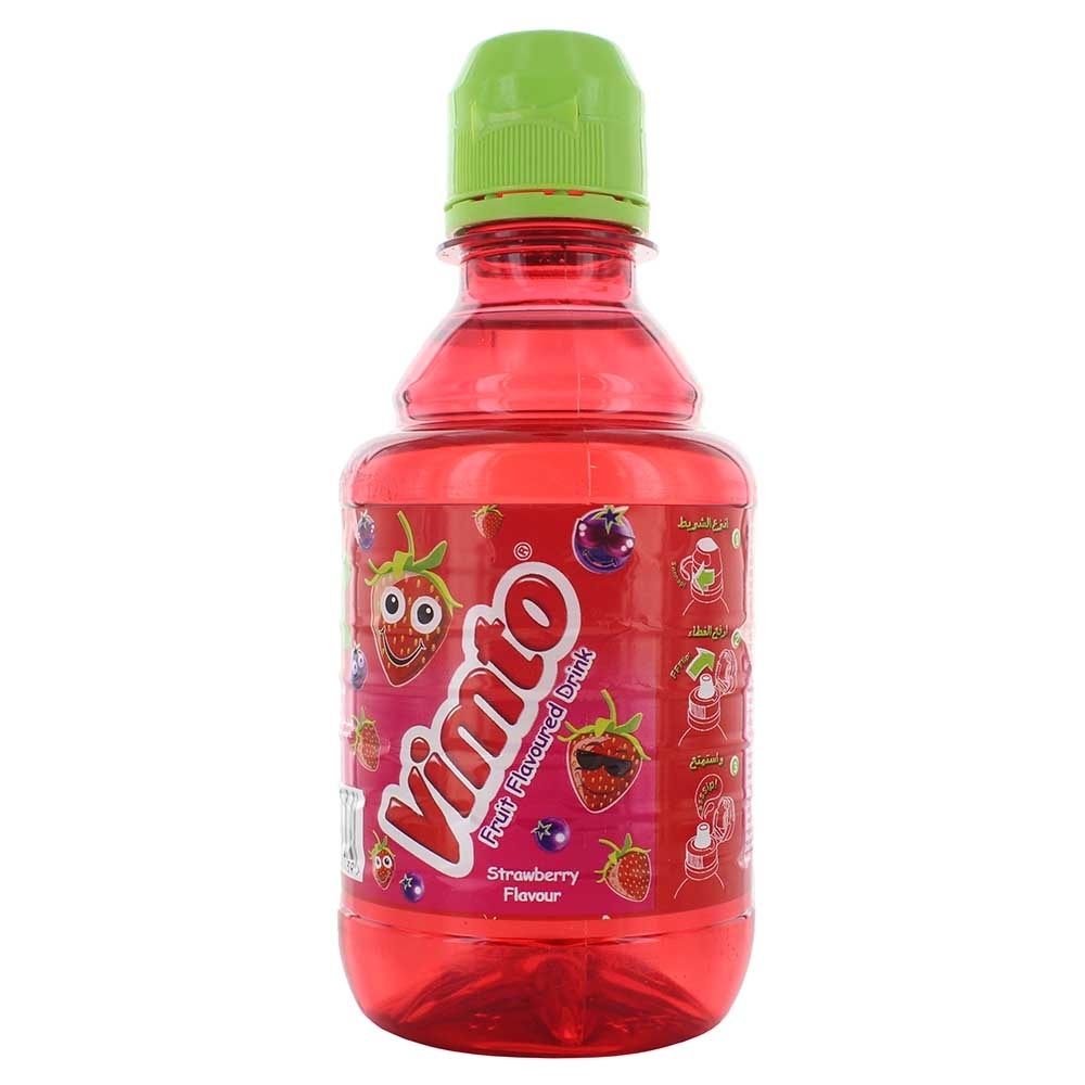Vimto Strawberry Fruit Flavoured Drink 250ml - Available at Alosra Online Supermarket