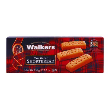 Walkers Pure Butter Shortbread Fingers 150g - Available at Alosra Online Supermarket