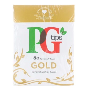 PG Tips Gold Tea Bags 232g 80's - Available at Alosra Online Supermarket