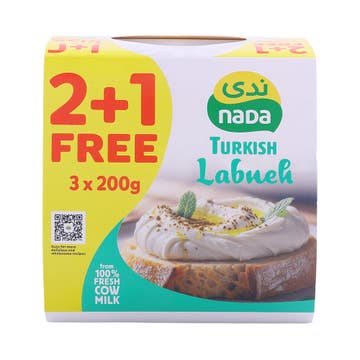 Nada Turkish Labneh 3x200g [Special Offer]