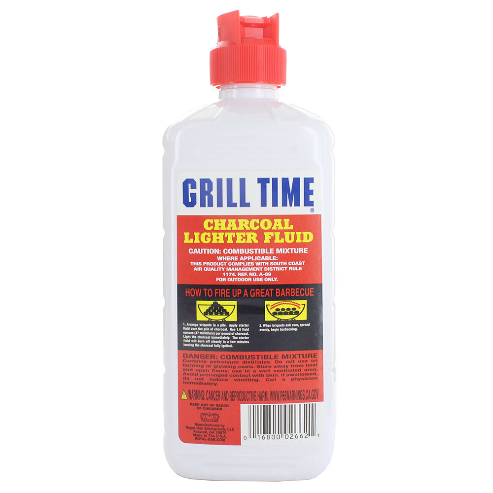 Grill Time Charcoal Lighter Fluid 473ml back image