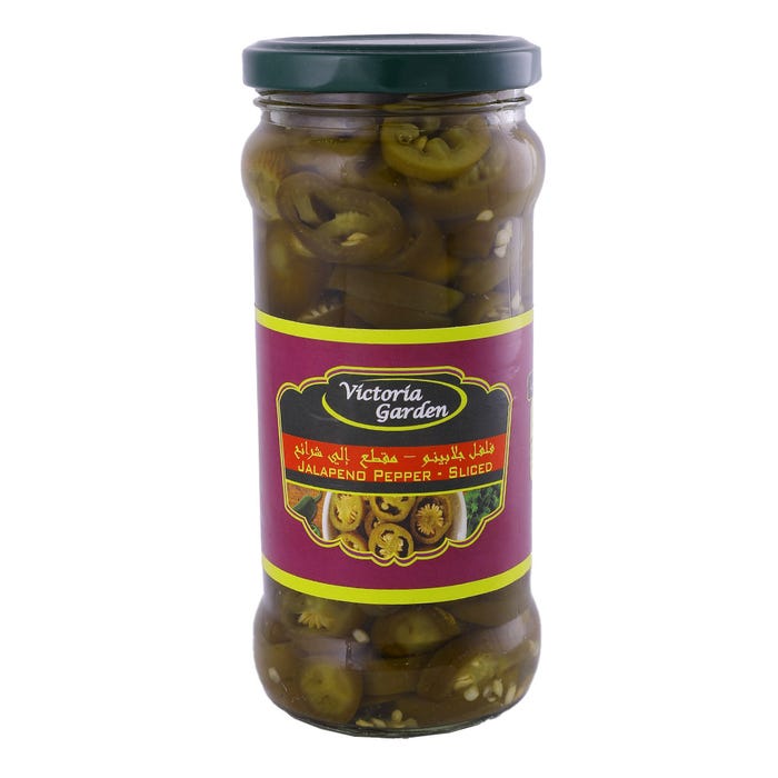 Victoria Garden Sliced Jalapenos Pepper 370ml - Available at Alosra Online Supermarket