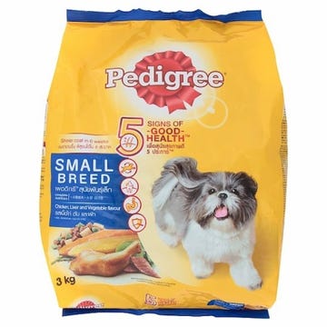 Pedigree Small Breed Chicken Liver & Vegetable Flavour Dog Food 3Kg - Available at Alosra Online Supermarket