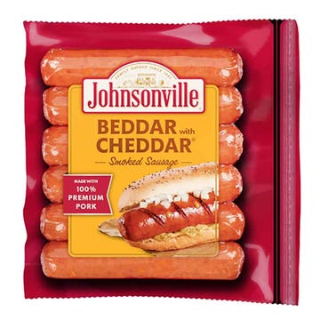 Johnsonville Beddar with Cheddar Smoked Sausage 396g [Contains Pork] – Available at Alosra Online Supermarket