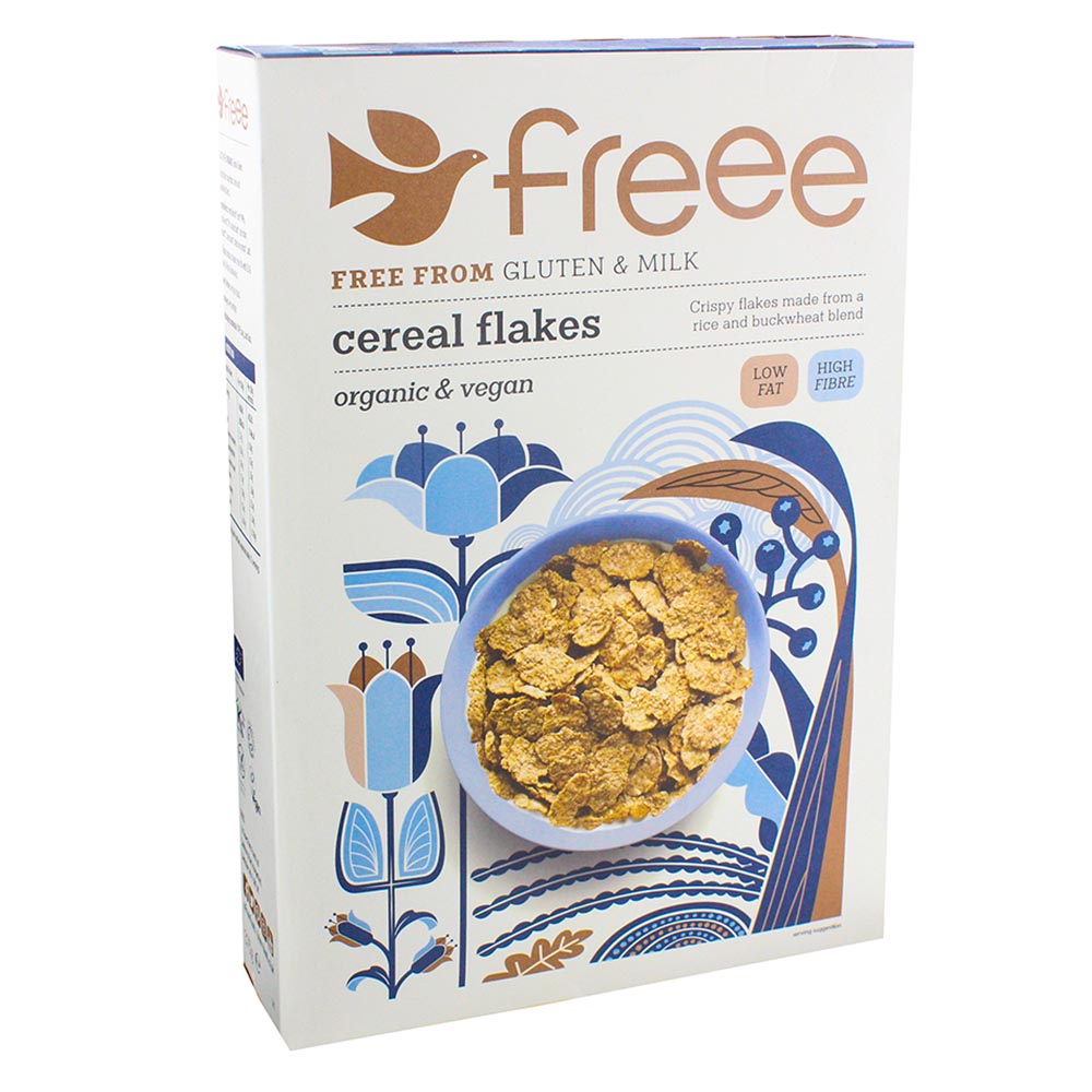 Doves Farm Organic Gluten Free Cereal Flakes 375g - Available at Alosra Online Supermarket