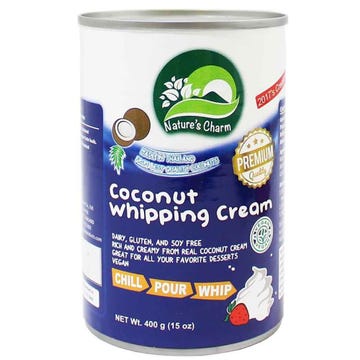 Nature's Charm Coconut Whipping Cream 400g - Available at Alosra Online Supermarket