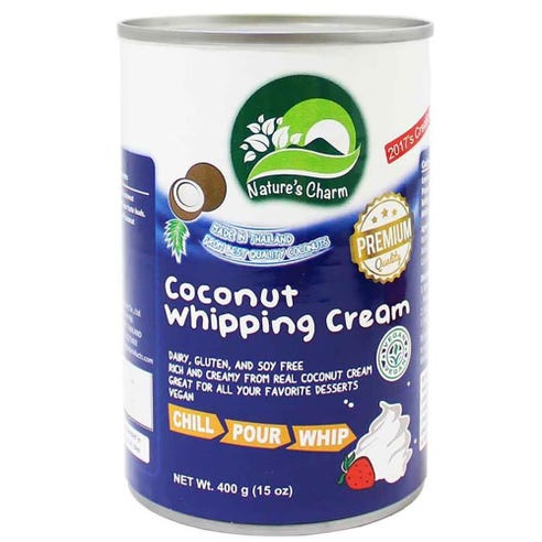 Nature's Charm Coconut Whipping Cream 400g - Available at Alosra Online Supermarket