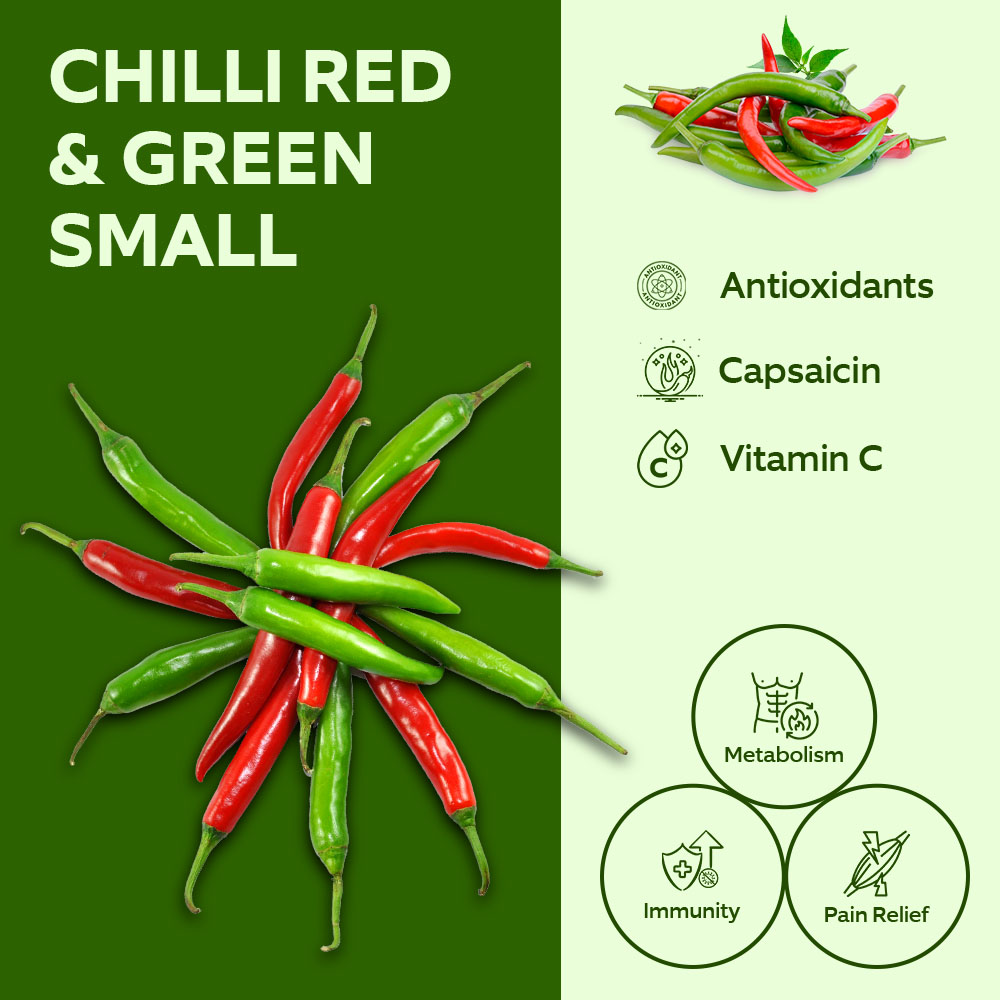 Chilli Red & Green Small 100g lifestyle image