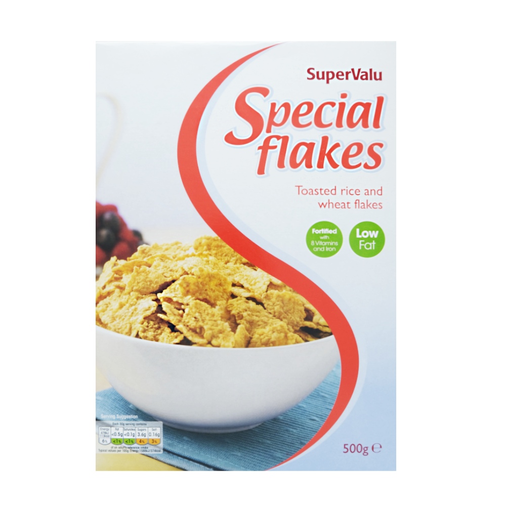 SuperValu Special Flakes Cereal 500g - Available at Alosra Online Supermarket