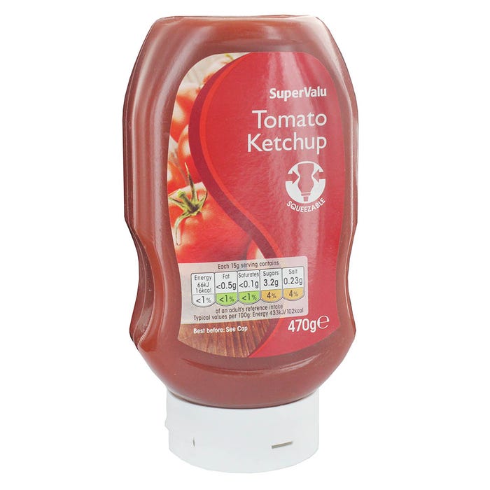 SuperValu Top Down Tomato Ketchup 470g