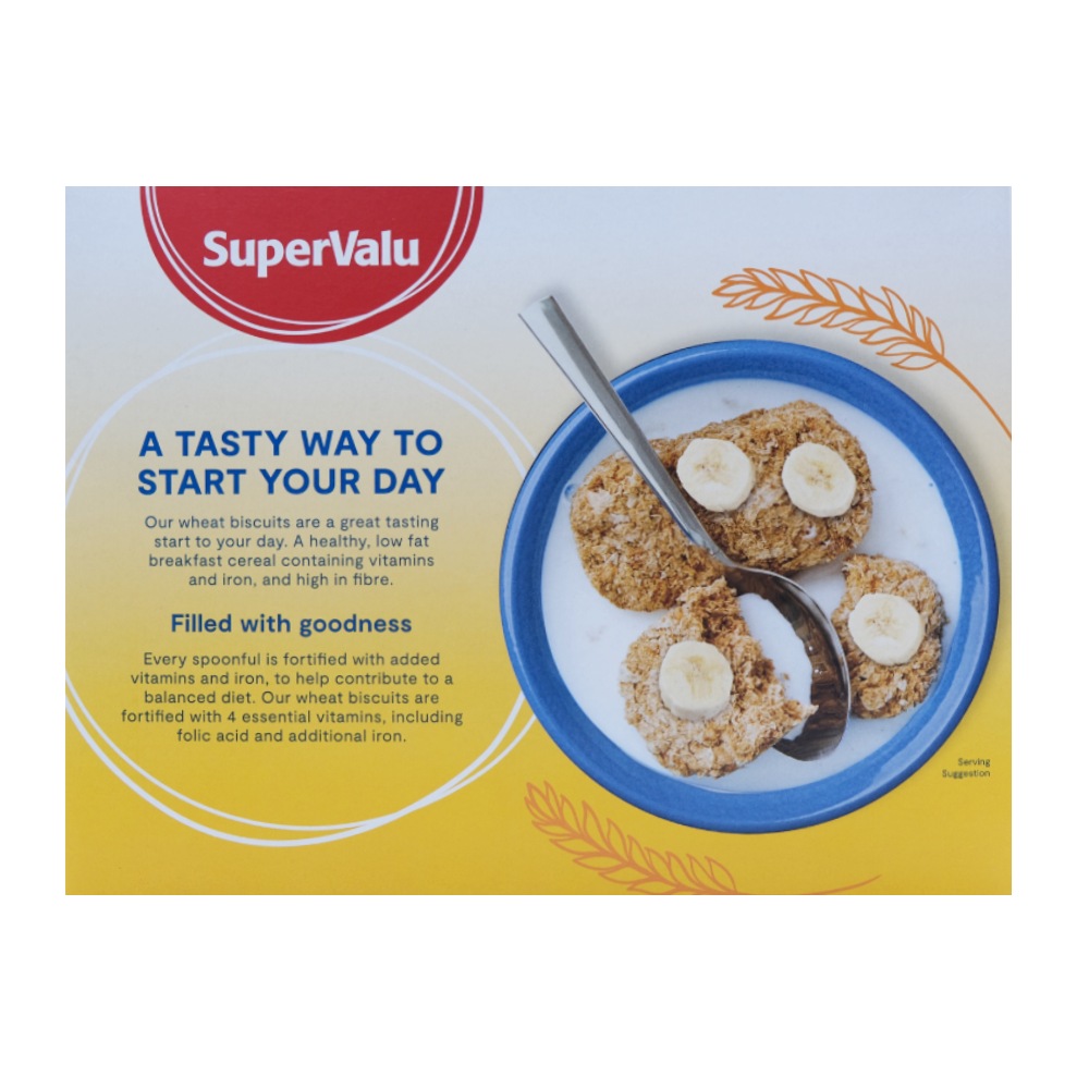 SuperValu 24 Wheat Cereal Biscuits 480g back image