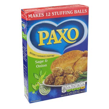 Paxo Sage & Onion Stuffing 170g - Available at Alosra Online Supermarket