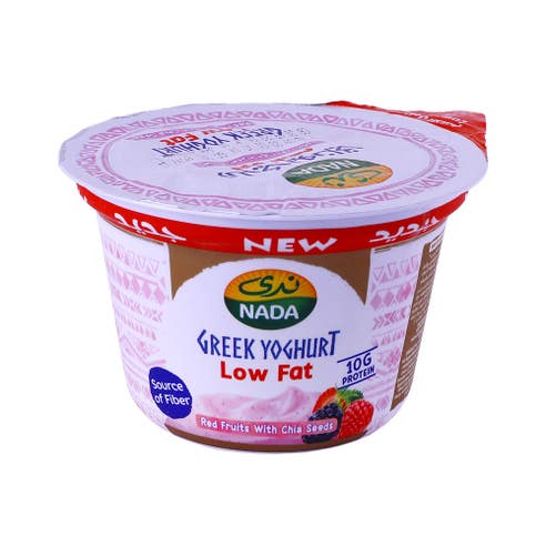 Nada Red Fruits With Chia Seeds Greek Yogurt 160g 