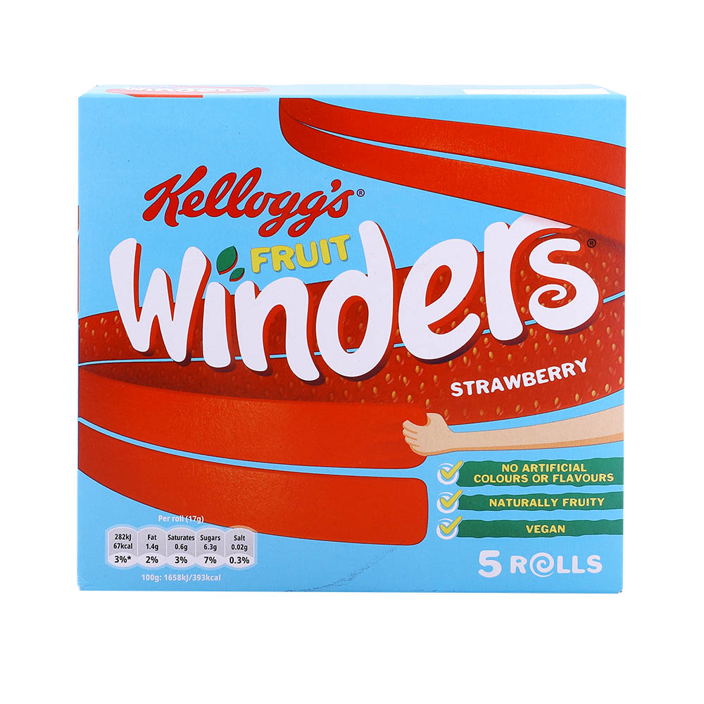 Kellogg's Winders Strawberry Fruit Snack 102g - Available at Alosra Online Supermarket