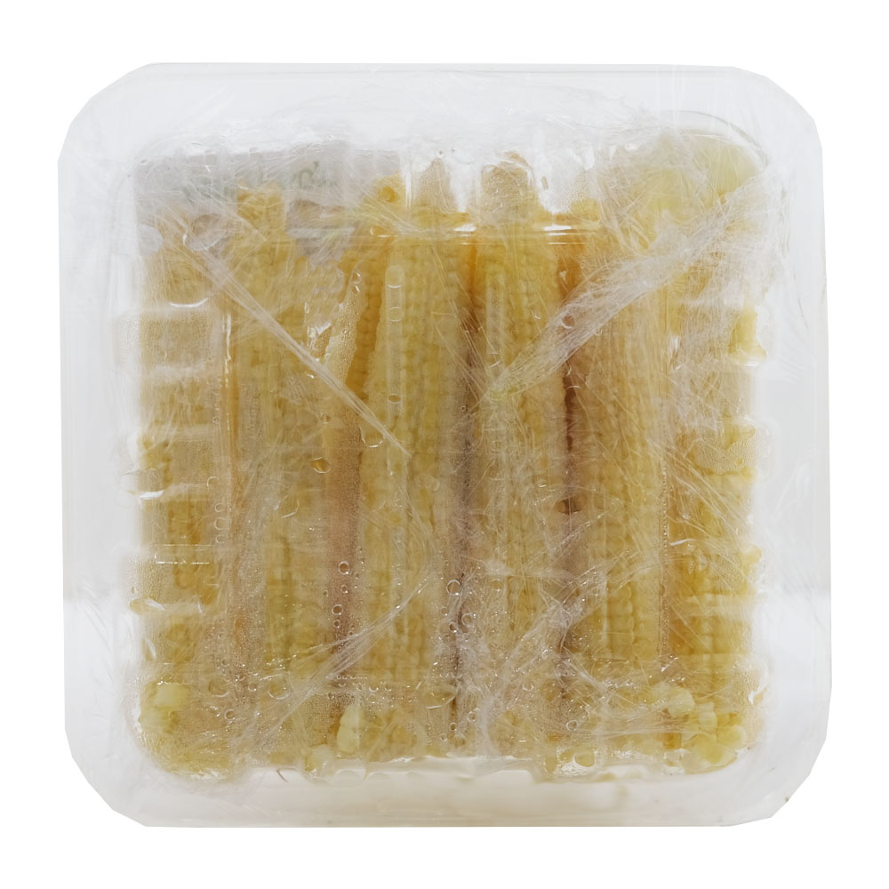 Organic Baby Corn 100g back image